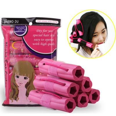 China For Home Use No Heat Lazy Curly Hair Hurt Sleep Curling Iron Hair Tube Pear Blossom Head Wave Curly Hair Styling Tool for sale