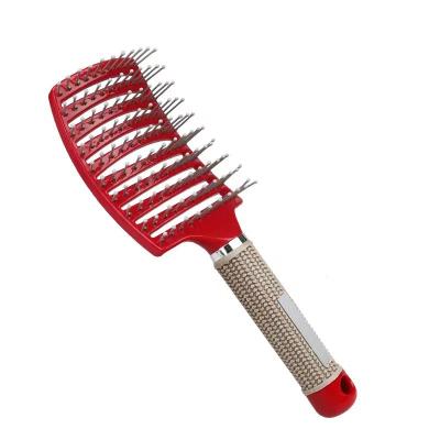 China Round Hair Salon Comb Styling Hair Comb Detangling Hair Combs Detangling Brush Detangler Brush mtraight for sale