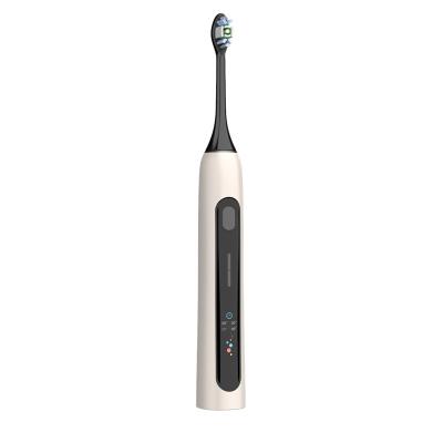 China Teeth Cleaner 2021 New USB Charging Waterproof Soft Fur Vertical Sonic Electric Toothbrush for Adults and Children Travel for sale