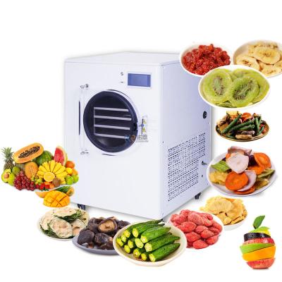 China High Efficiency Easy Operate Small Home Mini Freeze Dryer Vegetables Fruit Meat Pet Food Freezer Drying Machine Efficient Industrial Freeze Dryer 4-6kg High for sale