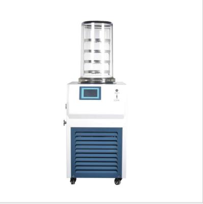 China Medicine Curing 2022 CE Certified Lab Food Vacuum Freeze Dryer Intelligent Mini Fruit Freeze Lyophilizer Machine For Strawberry for sale