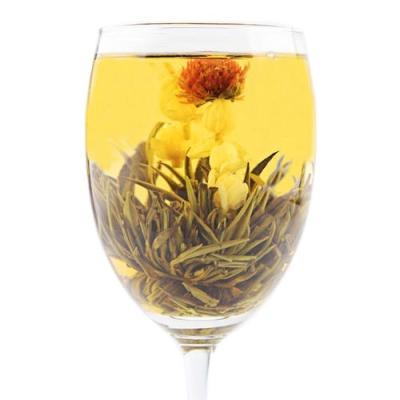 China 100% Flower Tea Best Quality Art Handcrafted Chinese Flowering Traditional Handmade Flowering Tea, Custom Packaging Flower Tea for sale