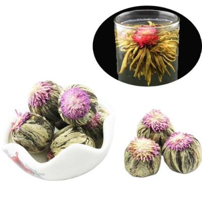 China 100% Flower Tea Mini Blooming Lily Fairy Jasmine Flower Bud Tea Balls Hand Made Blooming Jasmine Tea Balls for sale