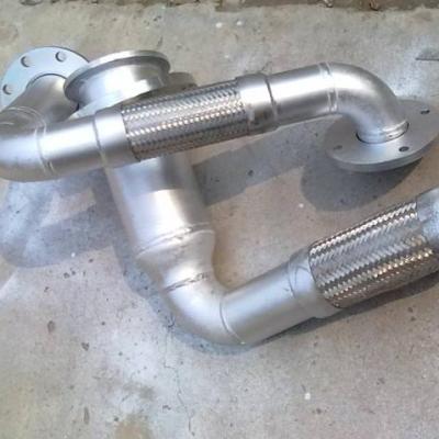 China Truck Exhaust System Truck OEM Customized Steel Exhaust System Parts Exhaust Flexible Braid Hose for sale