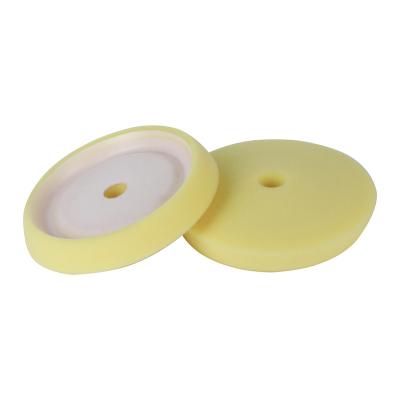 China 8.5 Inch Sponge Bodies Cutting Polishing Pads For RO Backing Foam Polisher Curved Polishing Pads for sale