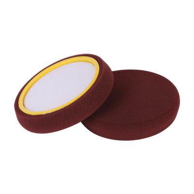 China 6.5 Inch Sponge Center Ring Cutting Polishing Pads For RO Polisher With EVA Center Ring Holder for sale