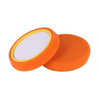 China 6.5 Inch Sponge Center Ring Compound Pads For RO Polisher With Center EVA Ring Holder for sale