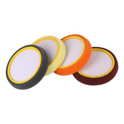 China 6.5 Inch Sponge Center Ring Cutting Polishing Pads For RO Polisher With EVA Center Ring Holder for sale