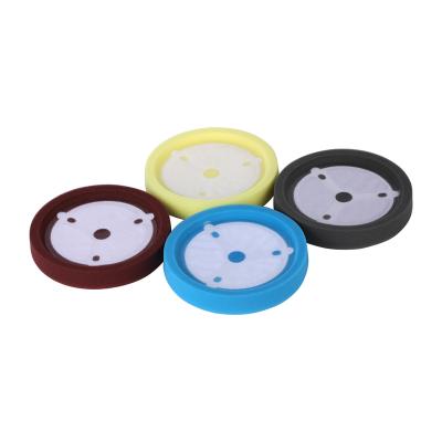 China Car Body Meguiars Style Round Groove 7 Inch RO Car Protective Foam Polishing Pads For Car Detailing for sale