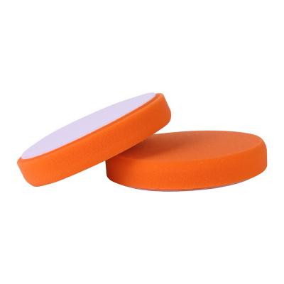 China 6 Inch Car Body RO Flat Type Cutting Detailing Polishing Foam Pad Car Polishing Foam Pad for sale