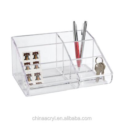 China Retail Stores Wholesale Acrylic Desktop Organizer Custom Best OEM Prices for sale