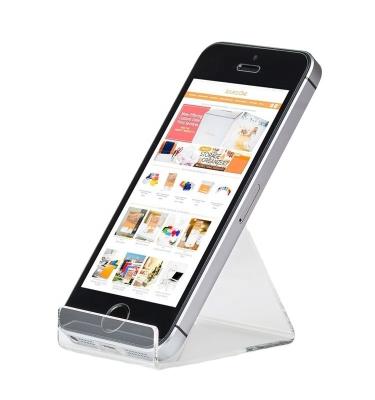 China Cell Phone Shop Factory Retail Acrylic Phone Stands Countertop Cell Phone Smartphone Holder Customized Display Stand For Store And Home Use for sale