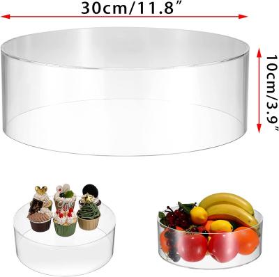 China Showing Factory direct sales customized wholesale clear acrylic cake stand cupcake dessert food display rack for wedding decoration for sale