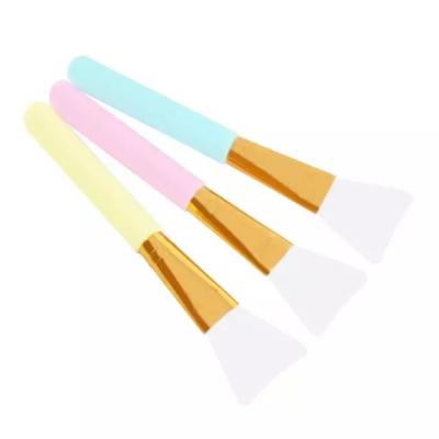 China Soft Handle Plastic Cosmetic Plastic Facial Massager Brush Applicator Silicone Tool Accessories Beauty Hair Brushes Masking Brush Masking Applicator for sale