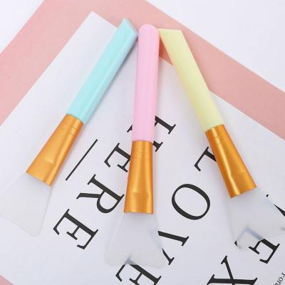 China Hotsale Soft Silicone Hair Diy Face Mask Soft Facial Application Brush Long Handle Cosmetic for sale