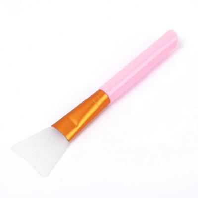 China Hair Factory Silicone Clay Face Mask Brush Cosmetic Base Soft Brush For Diy Mud Mask for sale