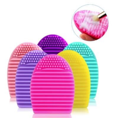 China New Style Design Silicone Makeup Brush Egg Wash Egg Brush Eco-friendly Clean Brush Cosmetic Makeup Brush Egg for sale