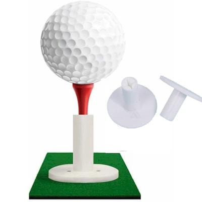 China Wholesale Golf Ball Holder Rubber Mat Markings Durable Shatterproof Golf Tee Holder Mixed Rubber Tees for sale