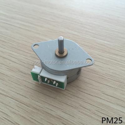 China 12v 60ohm unipolar 4 phase stepper motor price (25mm, 35mm, 42mm) Pm25s-048-132 for sale