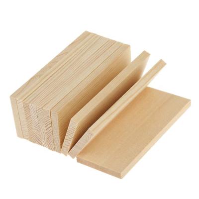 China Eco-friendly 10 Pieces 10cm Natural Rectangle Material Stacking Tower Game Pine Wood Picture Blocks for sale