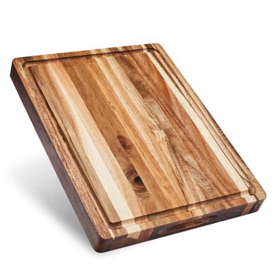 China Kitchen Wooden Cutting Board Acacia Eco-Friendly Creative Viable Large Cutting Board for sale