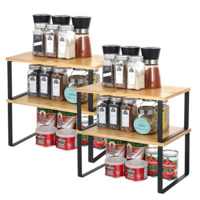 China Wholesale Set of 4 Racks Retail Store Display Stand Rack Multifunctional Wooden Shelf Storage for sale