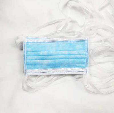 China BEF 98% Non Woven Fabric Breathable High Quality 3 Layers Disposable Face Mask for sale