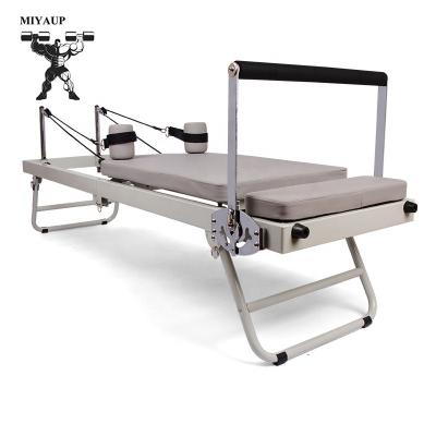 China Free Shipping Factory Made Fee Yoga Studio Pilates Fitness Equipment Stainless Steel Yoga Training Bed 112x56x29cm for sale