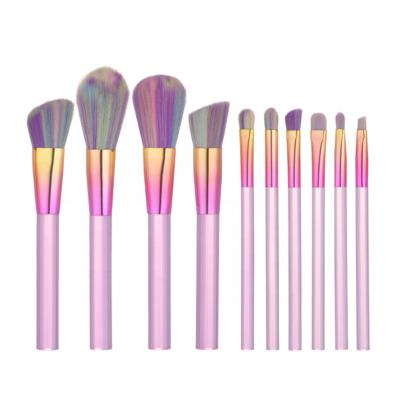 China Angular Blush Miyaup Unique Makeup Brush Unique Makeup Brush Hair Beauty Set Brush Handle Acrylic Synthetic Clear Brushes for sale