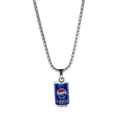 China Miyaup FASHIONABLE Korean Version of Simple Cool Hip Chain Necklace Men's Long Coke Bottle Lovers Instagram Sweater Fashion Accessories for sale