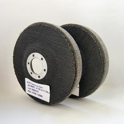 China Non Woven Right Angle Disc For Blending Finishing And Polishing EXL3A MED 4 1/2