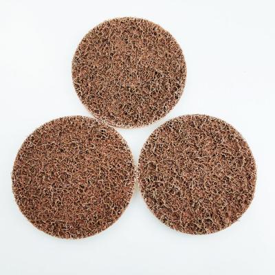 China Abrasive FINISH Durable Non Woven Nylon Abrasive SC 3 Inch A MED Surface Treatment Disc for sale