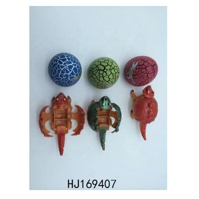 China Hot Sale PVC Plastic Deformation Dinosaur With Dinosaur Egg Toys for sale