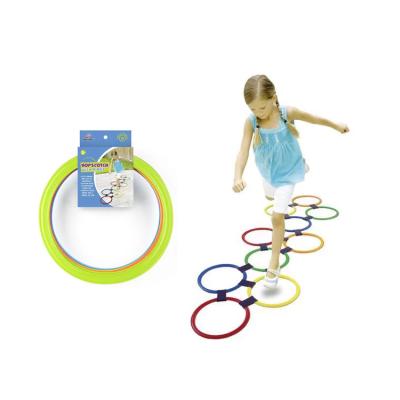 China Funny Educational Toy Kids Outdoor Sport Toys Hopscotch Game Rings Game Set for Children and Adults for sale