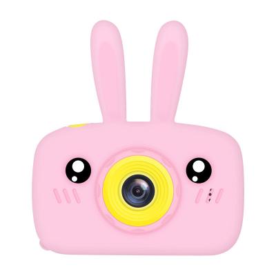 China 12MP 1080P FHD Digital Visual Children's Cartoon Rabbit Shape Camera with 28 Funny Filters 2.0