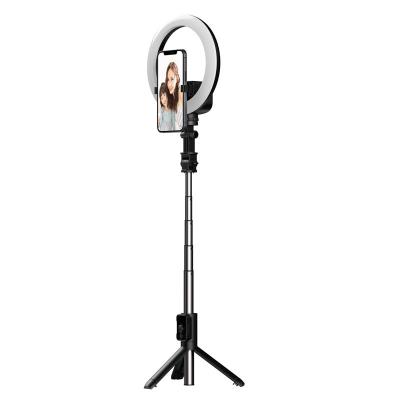 China Professional Wireless Control Tripod Stand Dimmable Makeup Selfie LED Circle Ring Light SUFA50 for sale