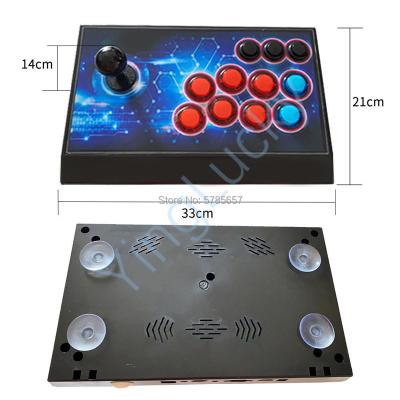 China Game Pad Controller 3D Joystick Pandora Saga XII Box 3188 In 1 Arcade 2 Players Console Kit Delay Joystick LED Button Controller HD Zero Video Game Machine for sale