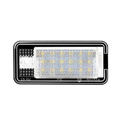 China Automobile License Plate Lights White Xenon LED Car Number Plate Lamps For Audi A3 8P A4 S4 B6 4F 8E 4H Q7 for sale