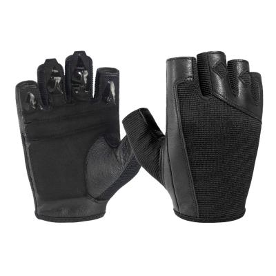 China Best Quality Gym Fitness Gloves Fashion Cross Training Fitness Workout Weightlifting Fingerless Gloves Bodybuilding Wear Resistant Leather Gloves for sale