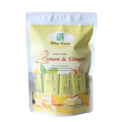 China Hot Selling Hot Tea Lemon Ginger Tea Warm Tea Stomach Bag Tea for sale