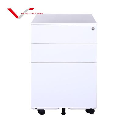 China Modern Commercial Steel Cabinet Office Metal Furniture Movable Steel Filing Cabinets With Lock Lockers for sale