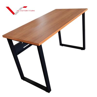 China Modern Simple Modern Home Office Computer Desk Bedroom Student Study Steel Desk for sale