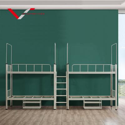 China New Design Modern Dormitory Furniture Four Group Style Metal Steel Frame Beds Wholesale Price Modern School Furniture for sale