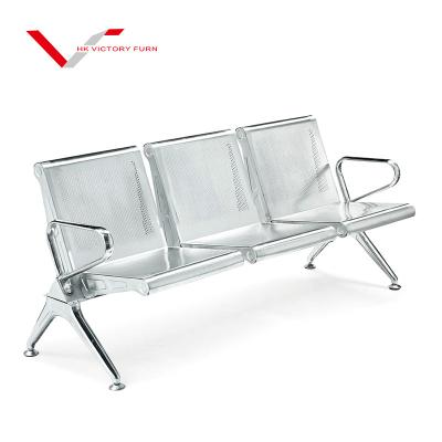 China Modern Public Airport Waiting Seating Hall Chair 3 Seater Metal Waiting Chair Used In Bus Station for sale