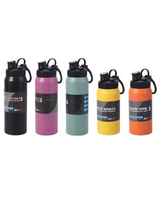 China Modern 600ml 800ml Top Selling Custom Logo Sport Outdoor Portable Double Wall Stainless Steel Insulated Vaccum Flask Thermos for sale