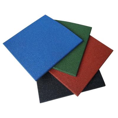 China Good Quality Environmentally Friendly Wholesale Kindergarten Floor Mat 20mm/25mm/30mm/35mm/50mm Outdoor Rubber Flooring Mat For Playground for sale