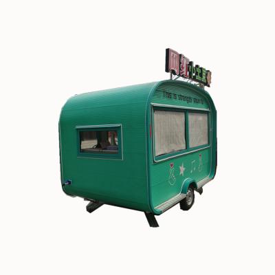 China Customized good quality commercial catering mobile food cart high quality train outdoor mobile food trailer for sale