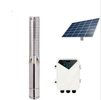 China Family Homes DC Solar Submersible Water Pump SOLAR PUMP WITH S/S IMPELLER for sale