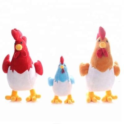 China Plush Toy Stuffed Rooster Hen Chicken Soft Toys Plush Stuffed Rooster for sale