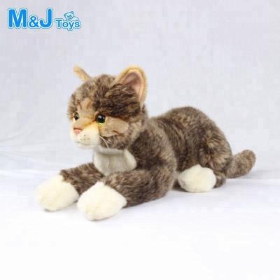 China High Quality Plush Stuffed Cat Animal Stuffed Toy Simulation Cats Toys for sale